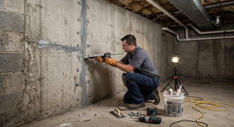 Basement Crack Repair in Columbus, GA