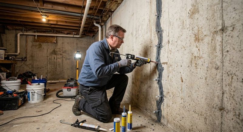 Basement Crack Repair in Columbus, GA