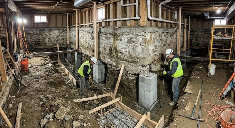 Basement Underpinning in Columbus, GA