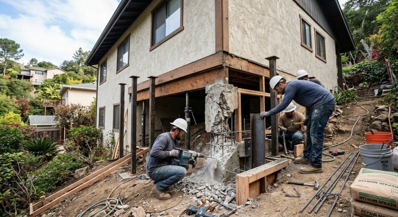 Concrete Foundation Repair in Upatoi, GA