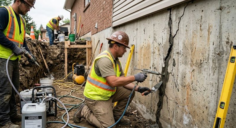 Cracked Foundation Repair in Salem, AL