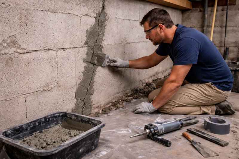 Foundation Crack Repair in Columbus, GA