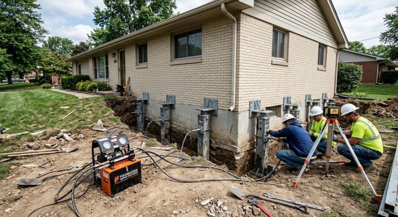 Foundation Pier Leveling in Columbus, GA