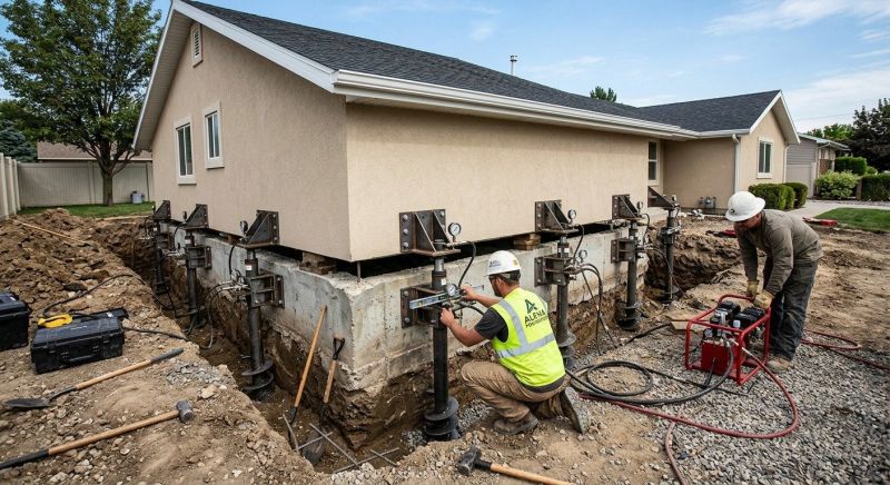 Foundation Pier Leveling in Columbus, GA