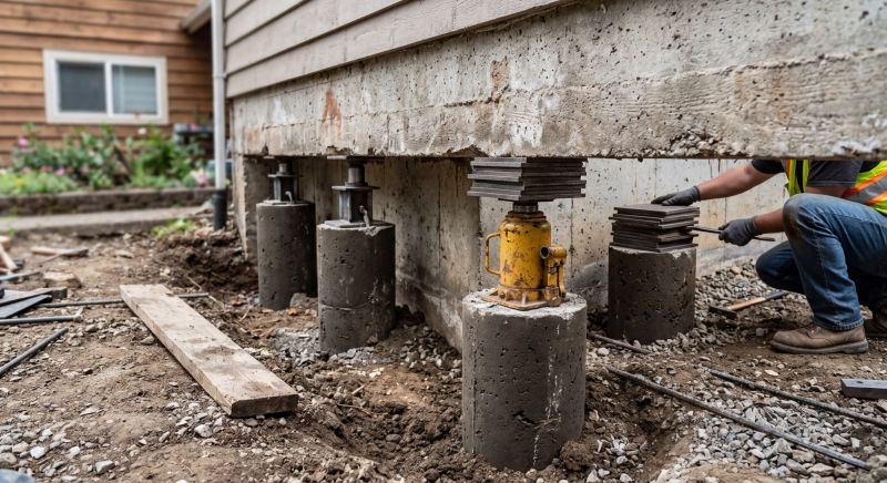 Foundation Pier Leveling in Columbus, GA