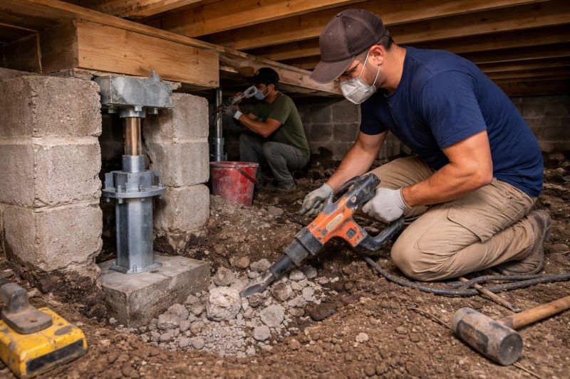 Foundation Pier Repair in Columbus, GA