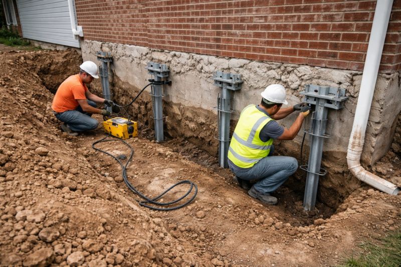 Helical Piers Installation in Columbus, GA