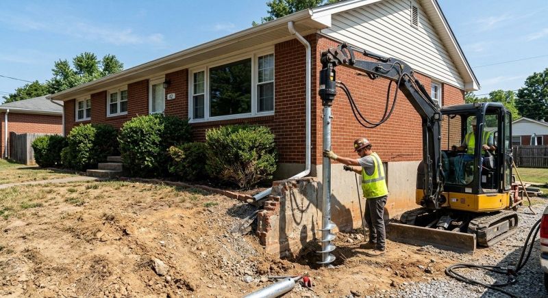 Helical Pile Installation in Columbus, GA