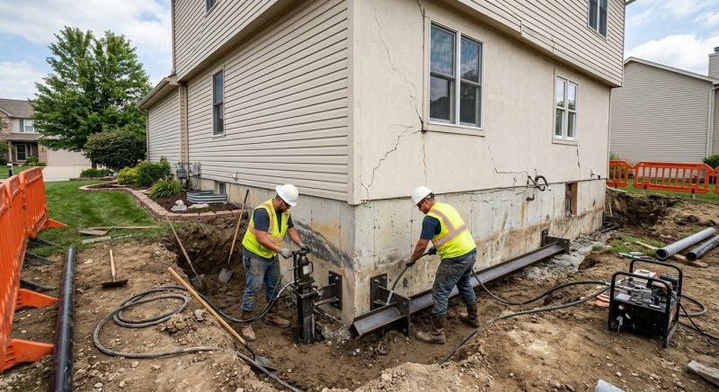 Sinking Foundation Repair in Fort Mitchell, AL