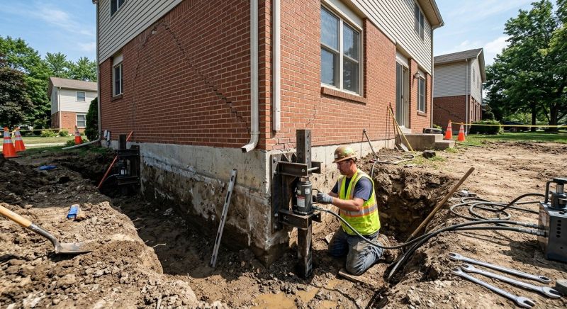 Sinking Foundation Repair in Columbus, GA