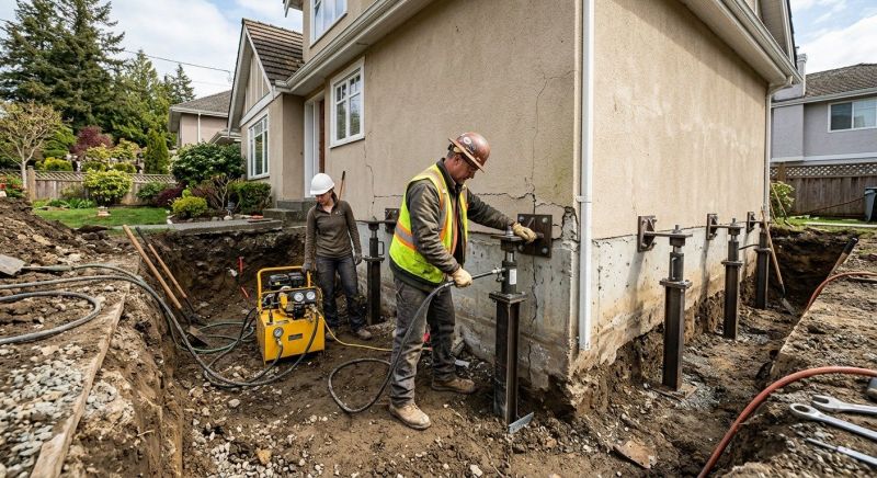 Sinking Foundation Repair in Columbus, GA