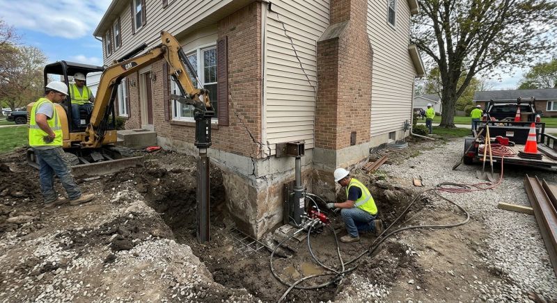 Sinking Foundation Repair in Salem, AL