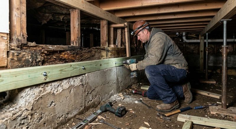 Slab Foundation Repair in Columbus, GA